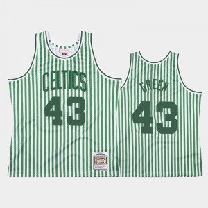 Mens Javonte Green #43 Striped Green Boston Celtics Jersey 865845-295
