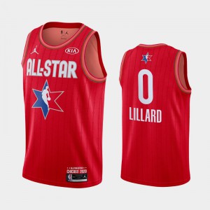 Men Jayson Tatum #0 2020 NBA All-Star Game Boston Celtics Red Finished Jerseys 676880-955