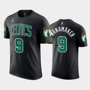 Men's Brad Wanamaker #9 2020-21 Boston Celtics Black Statement T-Shirts 985282-230