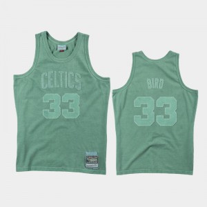 Mens Larry Bird #33 Green Washed Out Boston Celtics Jerseys 397260-609